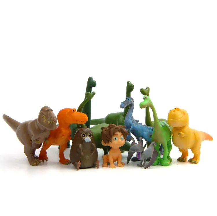 3-7cm 12pcs/set Arlo Spot Henry Butch Mini Doll Model Cake Decoration The Good Dinosaur PVC Toy Action Figures