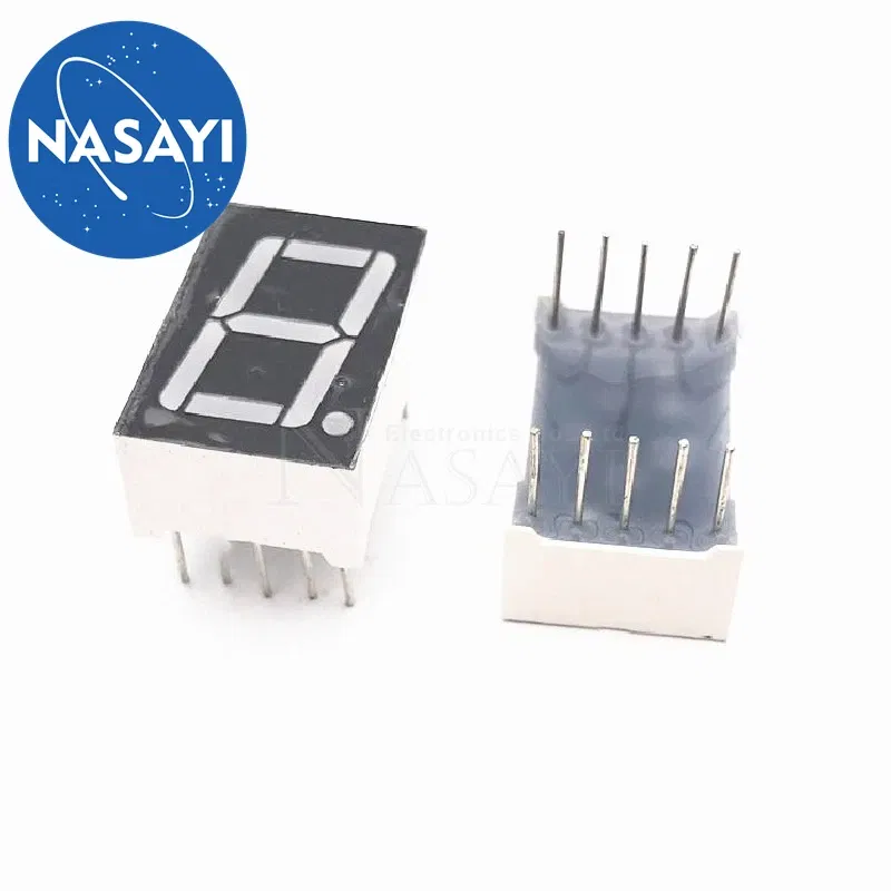 5pcs/lot 7 segment 0.56 in common Cathode 1 Bit digital Tube 0.56" inch 0.56in. Red LED Display LED Digital tube In Stock