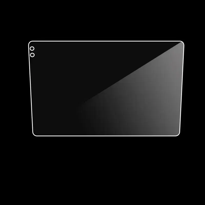 Color Name: Black - Car Tempered Glass For 9 10.1 Inch Protective Film Fit Car Radio Stereo DVD GPS Touch Full LCD Screen Auto Interior Accessories