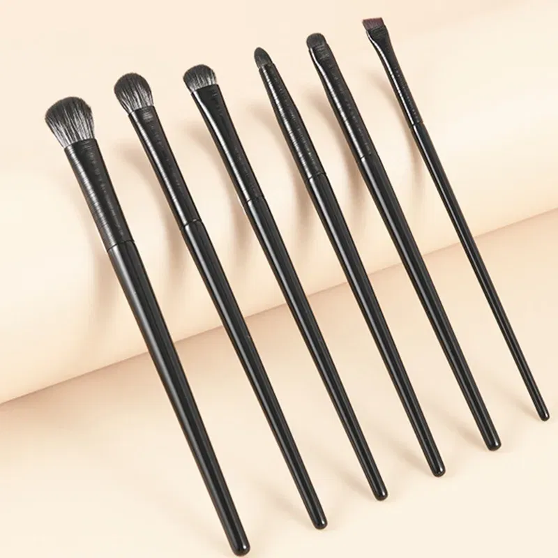 Handle Color: WHITE, Ships From: CHINA - Natural Eye Makeup Brushes Set Eyeshadow Brush Eyebrow Contour Eyeliner Brush Women Eyes Cosmetic Blending Detail Make Up Tools