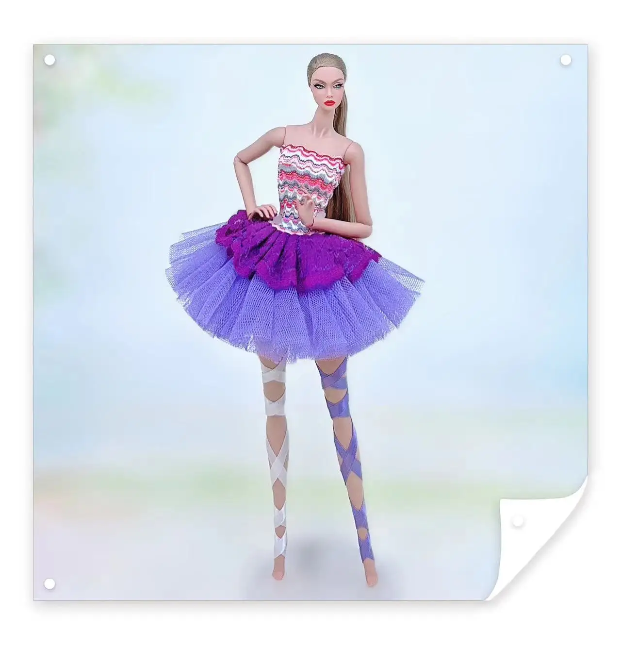 Color: Yellow - for clothes for barbie ballerina