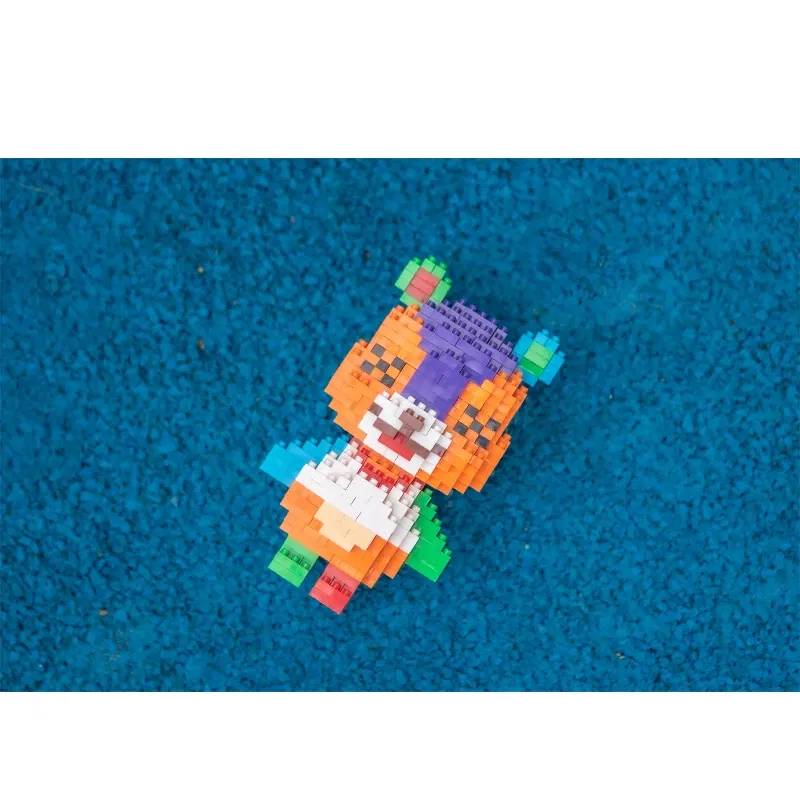 Color: PURPLE - New 28 Kinds Of Animals Crossing Building Blocks Raymond Model Anime Building Blocks Toys Children's Building Blocks Toy Gifts