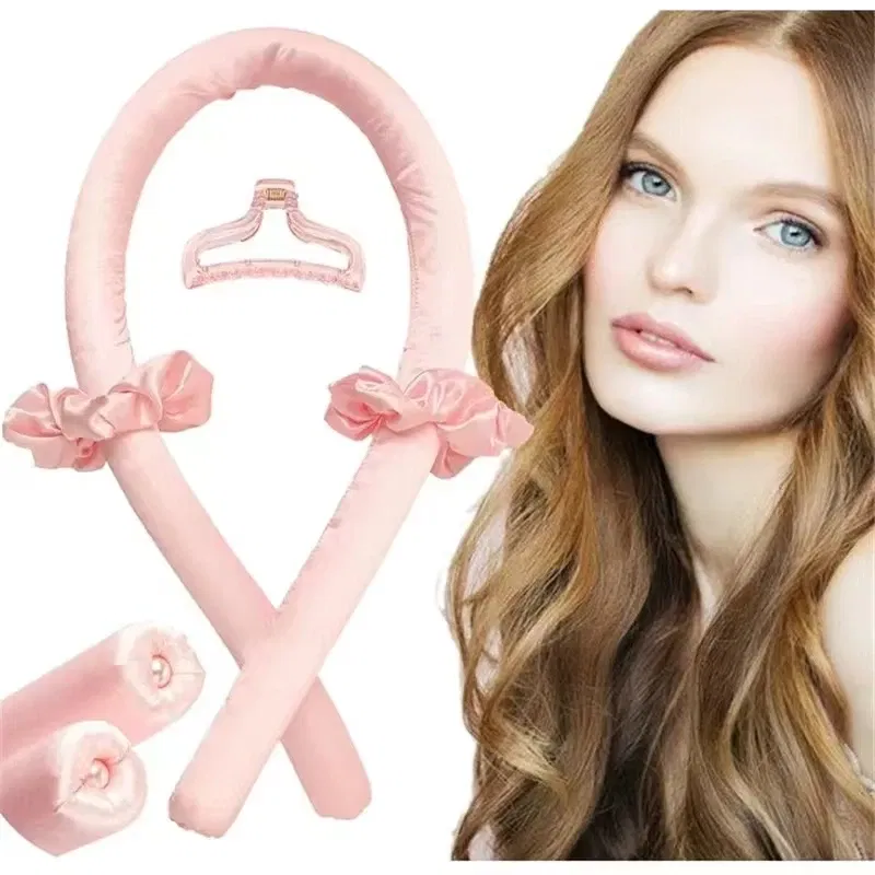 Color: Sky blue - 1pc Women Unheated Curling Stick Unheated Curling Head Sleeping Foam Sponge Curler Convenient Practical DIY Hair Tool Accessorie