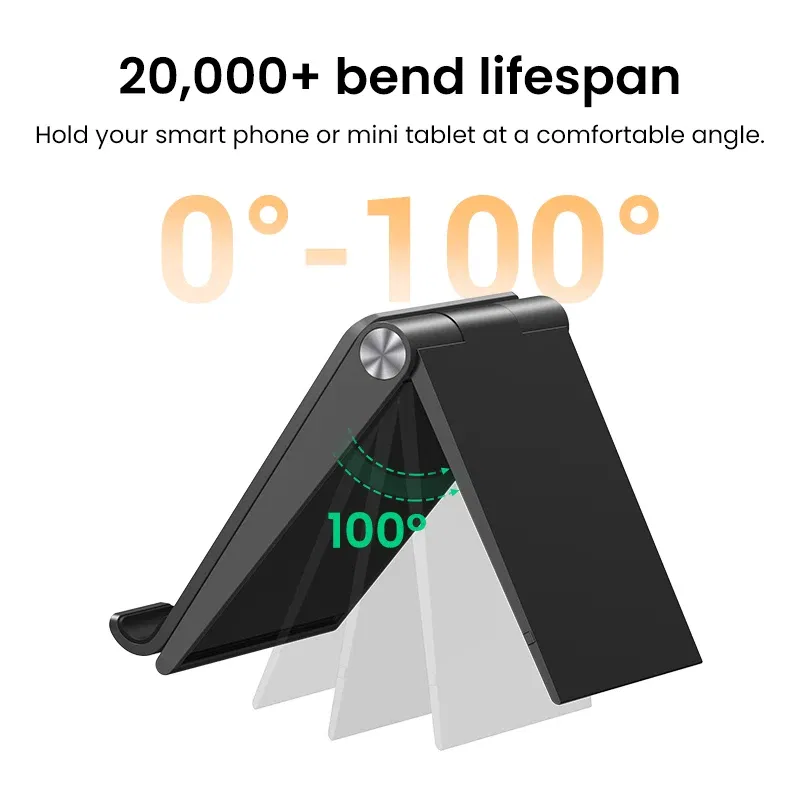 Color: dark blue, Ships From: CHINA - UGREEN Phone Stand Holder Desk Cell Phone Dock Stand for iPhone 16 15 14 Pro Max Adjustable Foldable Mobile Phone Holder Stand