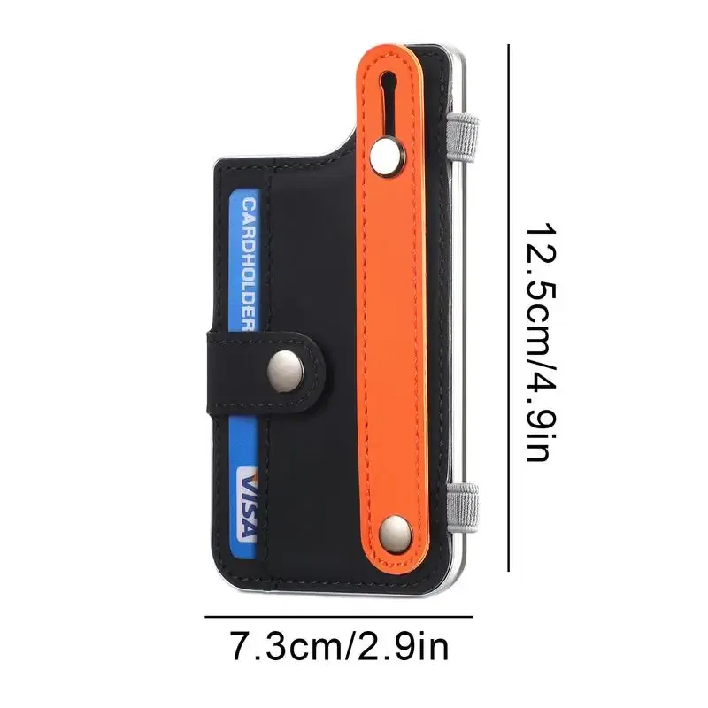 Color: PURPLE, Ships From: CHINA - Card Holder For Back Of Phone Universal Card Holder For Phone Case Multifunctional Phone Wallet Attachment With Pen Clip For All