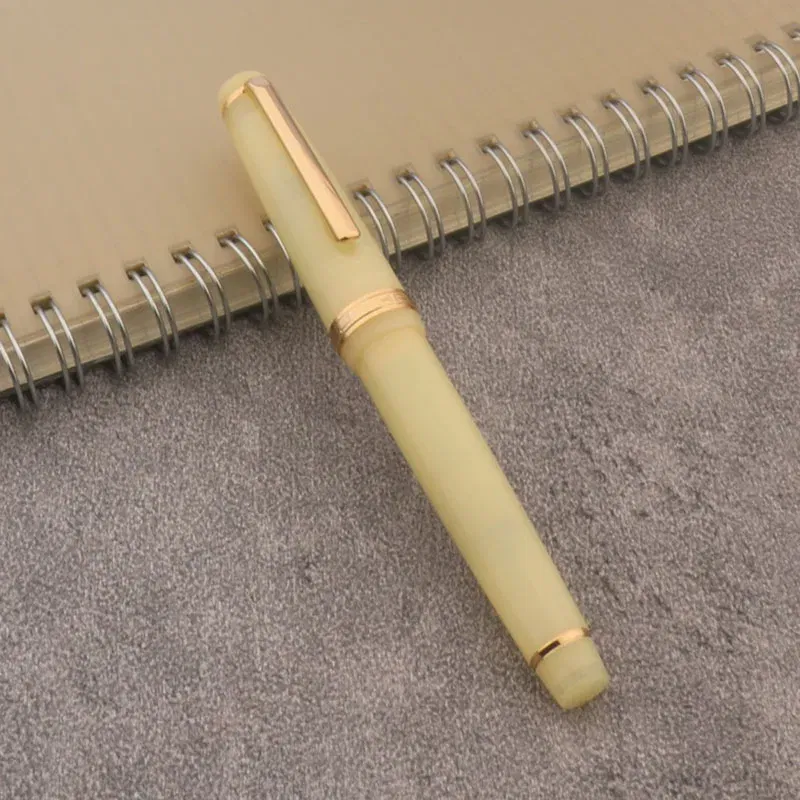Color: army green - JinHao 82 Fountain Pen Color match Dip in water Glass Nib Stationery Office School Supplies Ink Pens
