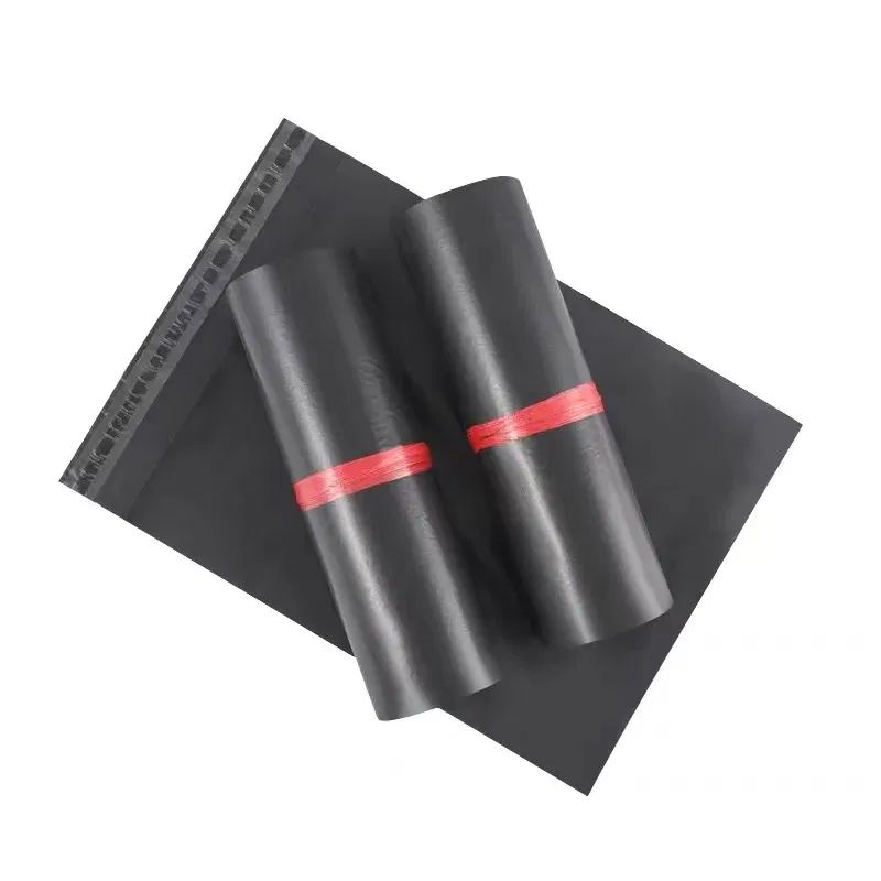 Color: Burgundy - 50pcs/Lot Courier Bag Express Envelope Storage Bags Mailing Bags Self Adhesive Seal PE Plastic Pouch Packaging Shipping Bag