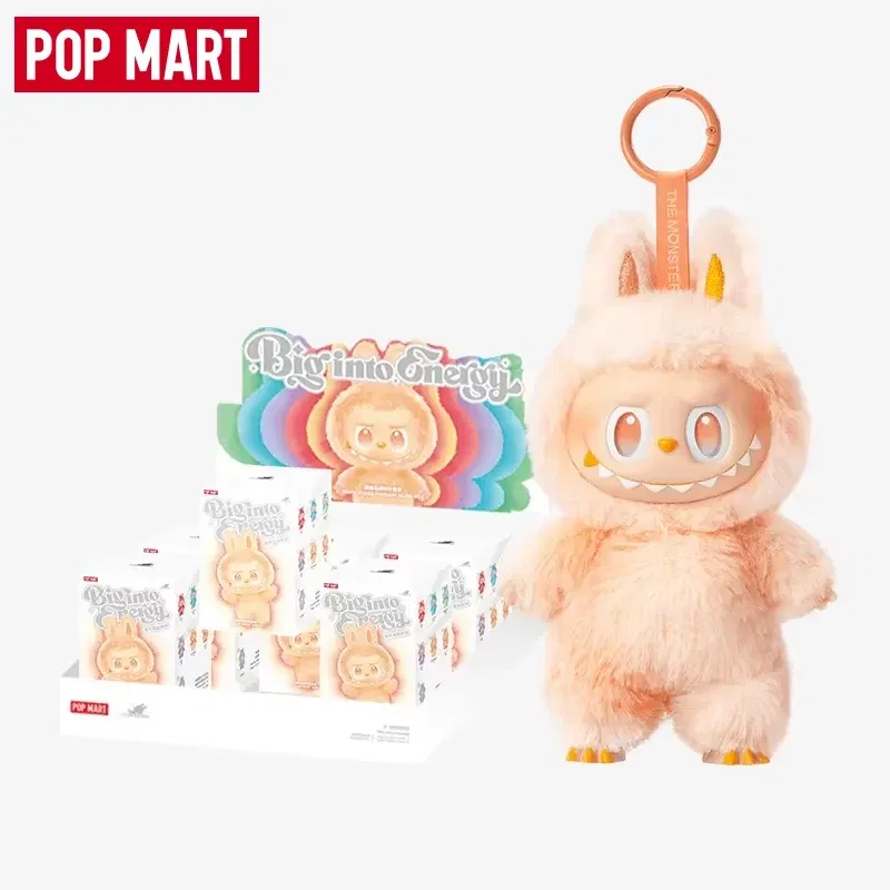 Color: Gold, Ships From: CHINA, Size: One Size - POP MART Authentic Original Labubu V3 V2 V1 Series the MONSTERS Big Into Energy Series Vinyl Plush Pendant Blind Box Plush Toys