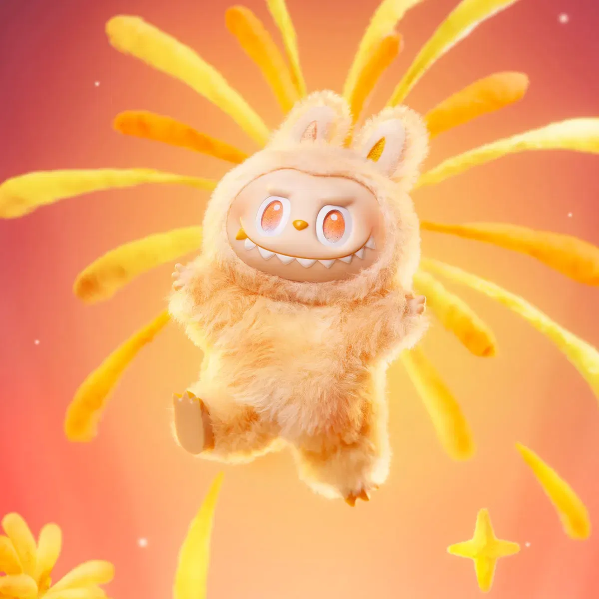 Color: Gold, Ships From: CHINA, Size: One Size - POP MART Authentic Original Labubu V3 V2 V1 Series the MONSTERS Big Into Energy Series Vinyl Plush Pendant Blind Box Plush Toys
