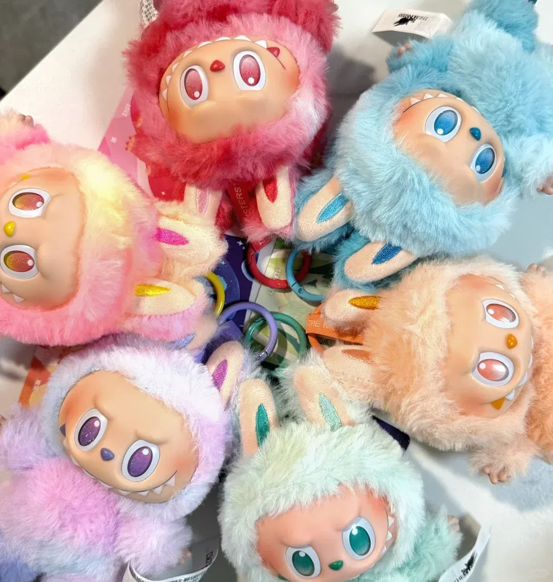 Color: Gold, Ships From: CHINA, Size: One Size - POP MART Authentic Original Labubu V3 V2 V1 Series the MONSTERS Big Into Energy Series Vinyl Plush Pendant Blind Box Plush Toys