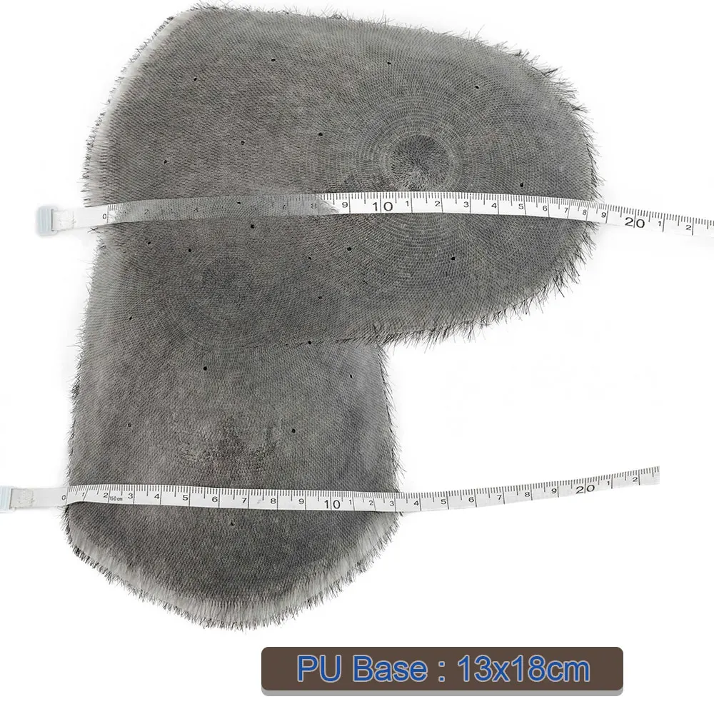 Toupee Color: 1b#, Toupee Density: 100%, Ships From: CHINA, Toupee Design: free - Rich Choices Short Hair Toupee for Men with 100% human hair 5x7 inch Hairpiece for Men Ultra Thin Skin Hair System Mens Toupee