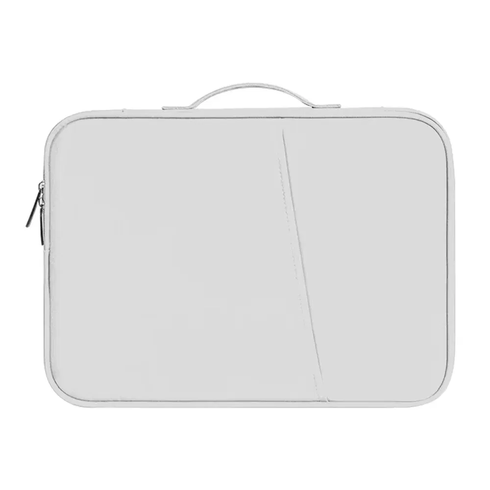 Color: Beige, Size: 12" - Tablet Handbag Case for 10-13 Inch iPad Case Fits iPad Air 10.9 inch iPad Pro 11 M2 iPad 10th Samsung Xiaomi Lenovo Multi Pocket