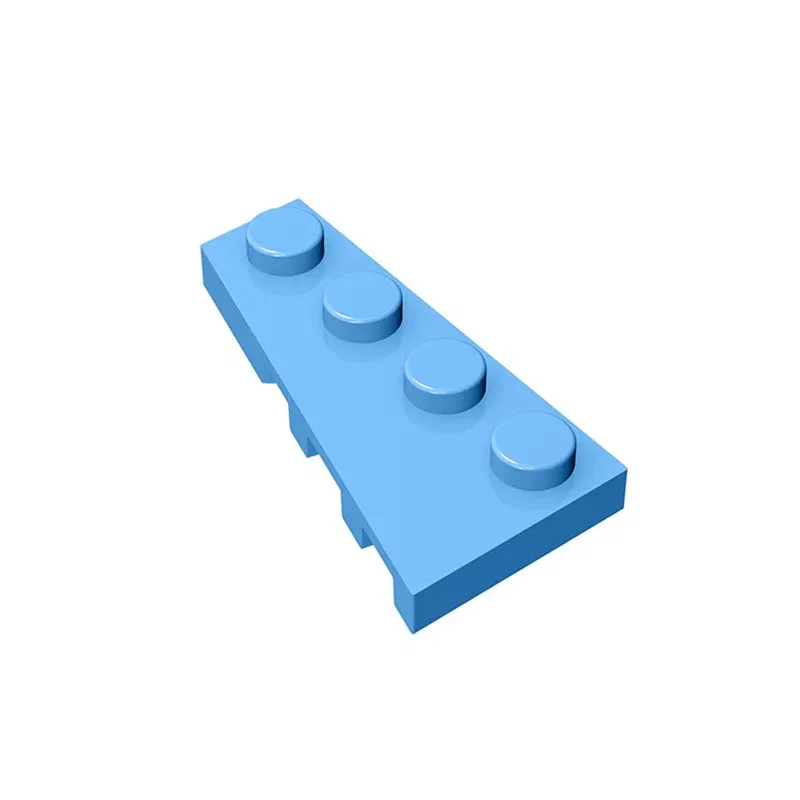 Color: Orange - BZB MOC 41770 2x4 Wedge Board (Left) High-tech Creative Technical Building Block Model Kids DIY Toy Brick Parts Best Gifts