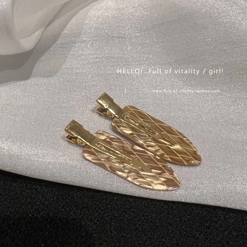 Color: Yellow, Ships From: CHINA - Korea acetic acid seamless hairpin side bangs broken hair one word seamless hairpin makeup clip hair accessories headwear female