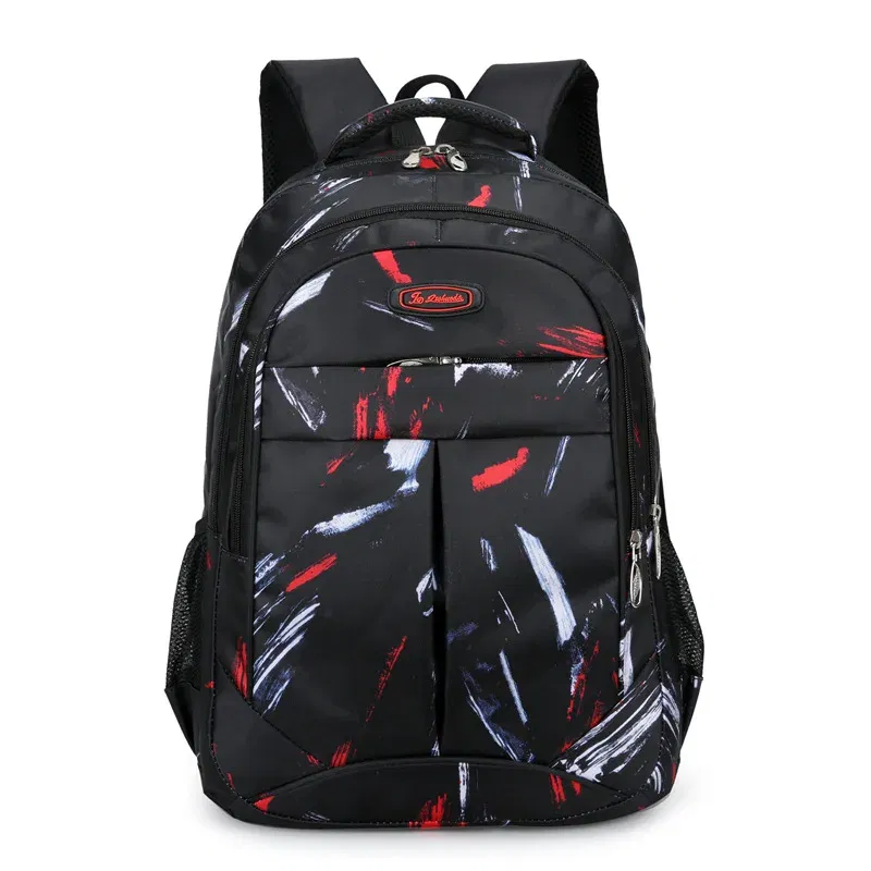 Color: Beige - New Backpack With Large Capacity Lightweight Pressure Relief Backpack Leisure Travel Student Backpack