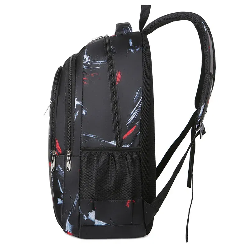 Color: Beige - New Backpack With Large Capacity Lightweight Pressure Relief Backpack Leisure Travel Student Backpack