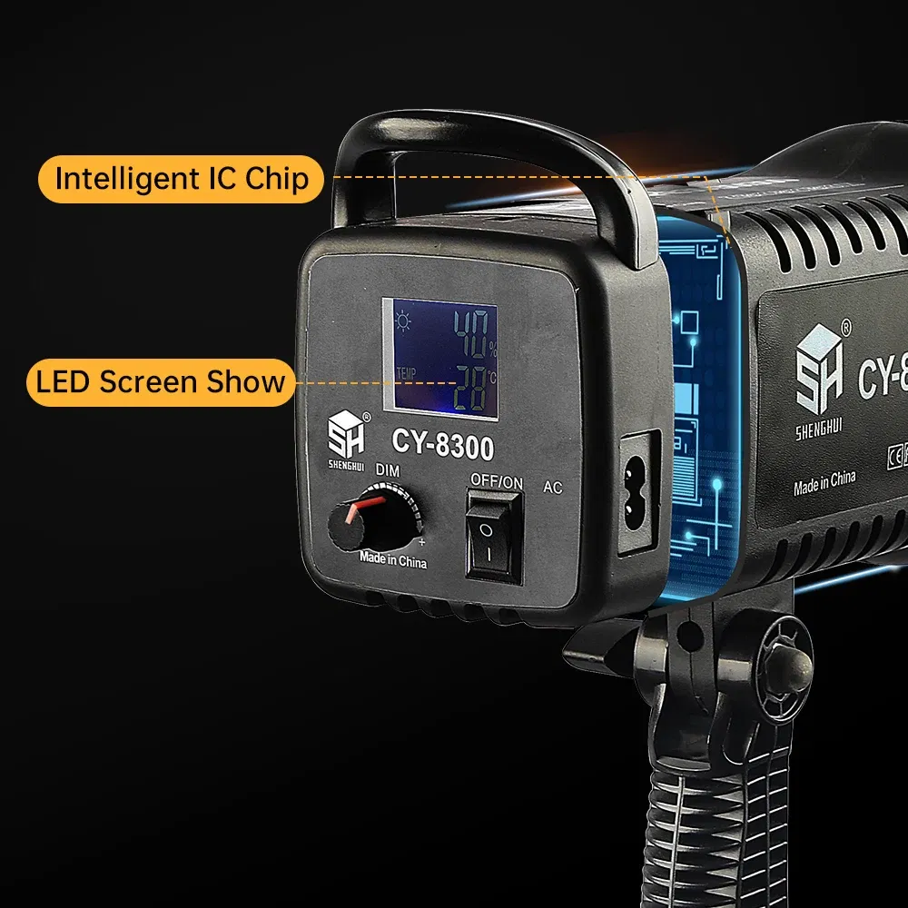 Color: SKY BLUE, Ships From: CHINA - 100W Video Light Photography LED Daylight-Balanced Sun Lamp for Softbox Lighting Portrait Flash Studio Accessories Youtube Live