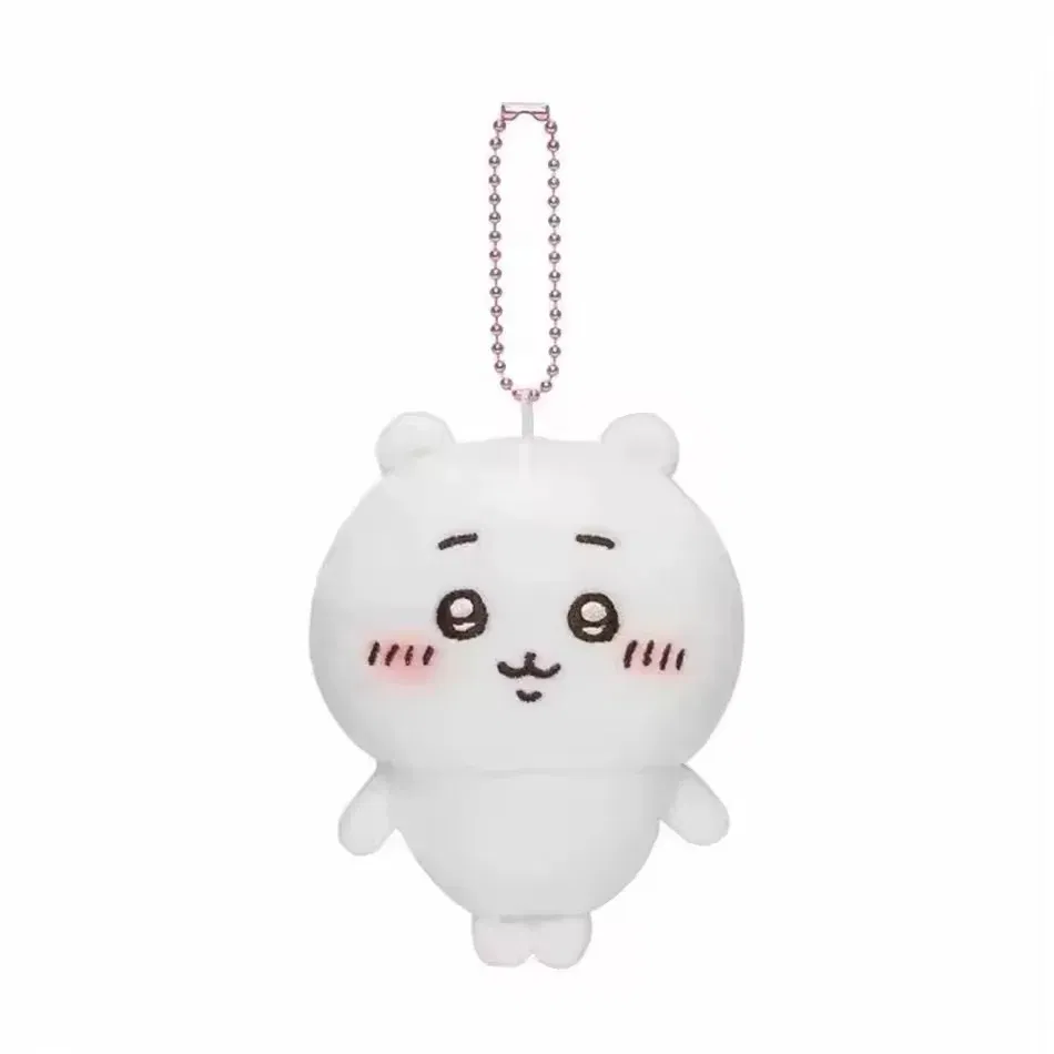 Color: Orchid - 10CM Chiikawa Pajama Plush Pendant Keychain Cartoon Usagi Hachiware Usachi Doll Pendant Keychains Chiikawa Plush Doll Toys Gifts