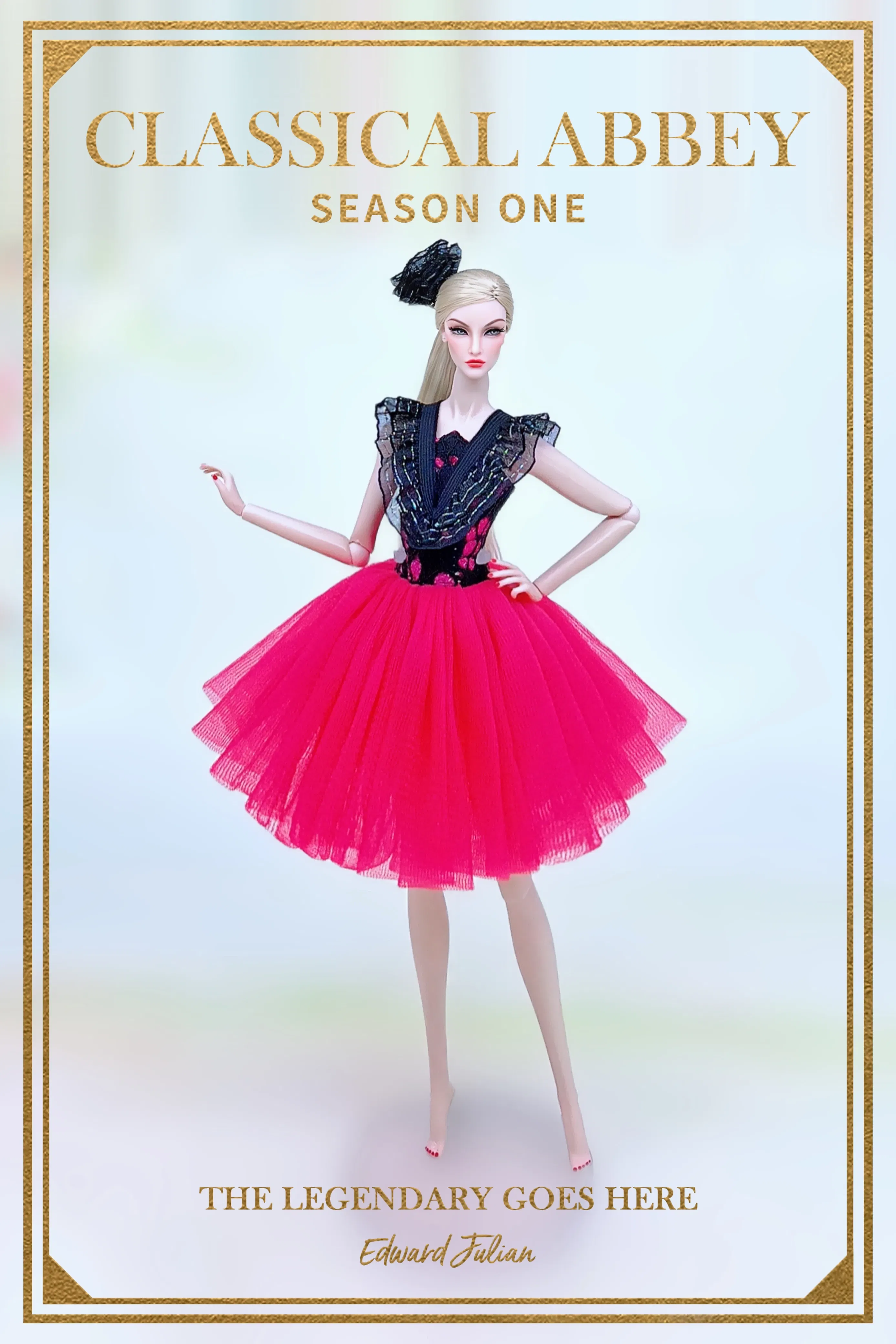 Color: plum - clothes for barbie extra