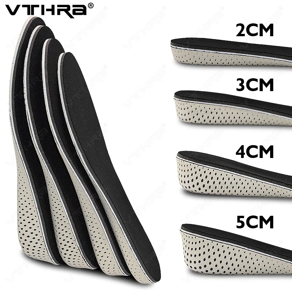 Shoe Size: 0.5 - Height Increase Invisible Insoles For Feet 2/3/4/5cm Height Lift Adjustable Cut Shoes Heel Insert Taller Height Insole For Shoes