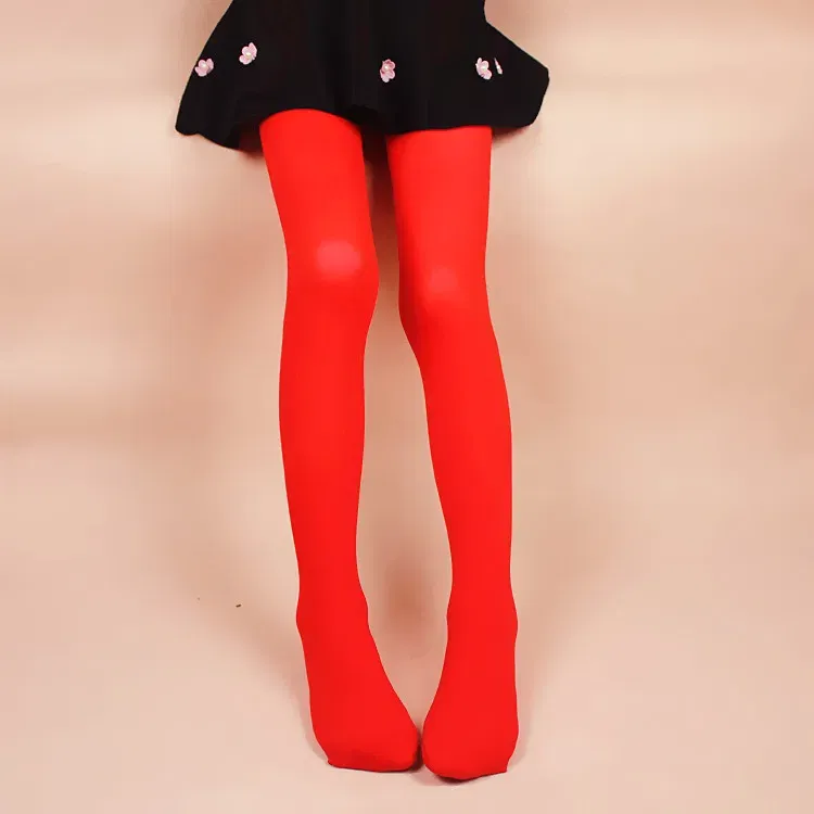 Color: Gold, Size: L - 1/2/4/6/8 Pairs/lot Spring Summer Candy Kids Pantyhose Ballet Dance Tights for Girls Stocking Children Velvet Solid White