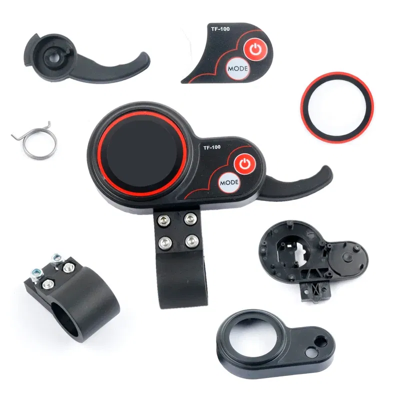 Color: Light Yellow - 1 pcs Electric Scooter Instrument TF-100 JH-01 Display Scooter Skateboard Dashboard parts replacement cover for Zero10x Kugoo M4