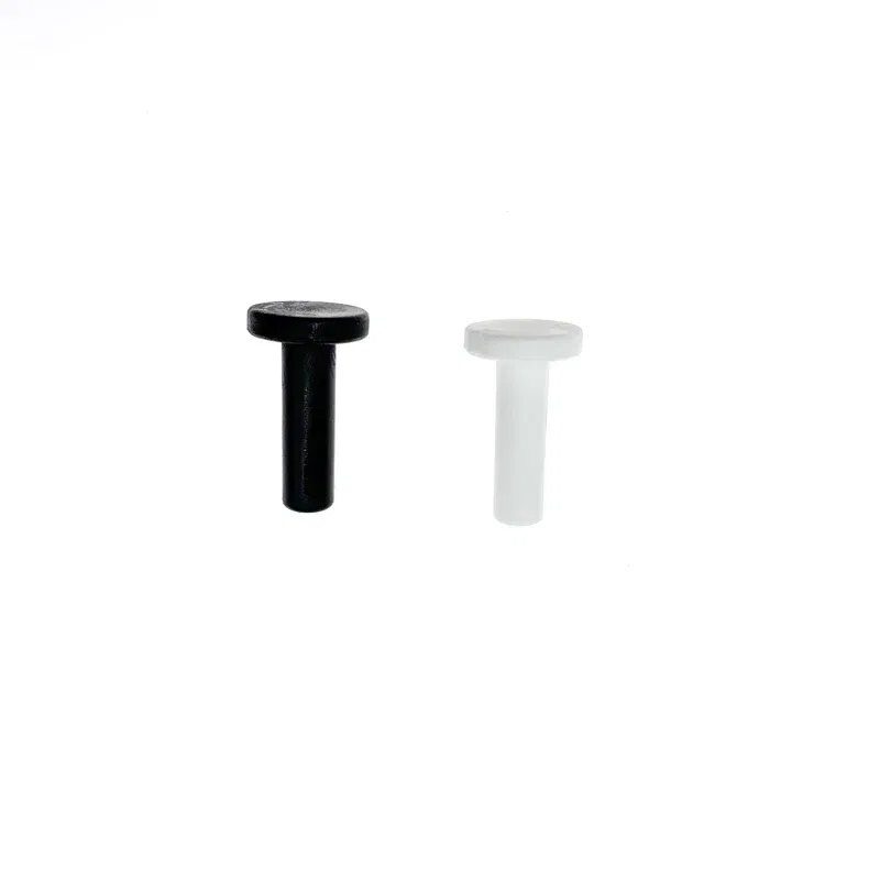 Color: WHITE - 10 Pcs 6.35MM Straight End Plug Cap 1/4 Inch Hole Seal Stoppers lLeakproof Slip-Lock Misting Nozzle Tees Blocked Tool RO water