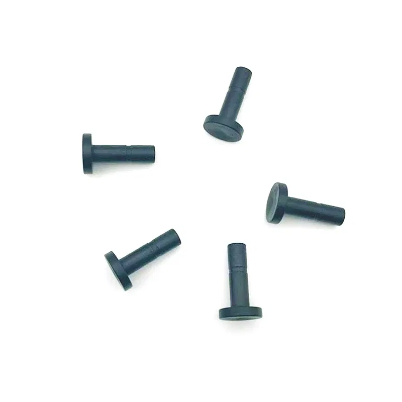 Color: WHITE - 10 Pcs 6.35MM Straight End Plug Cap 1/4 Inch Hole Seal Stoppers lLeakproof Slip-Lock Misting Nozzle Tees Blocked Tool RO water