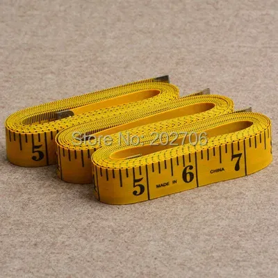 Color: Dark Grey - Top Quality Durable Soft 3 Meter 300 CM Sewing Tailor Tape Body Measure Ruler Dressmaking