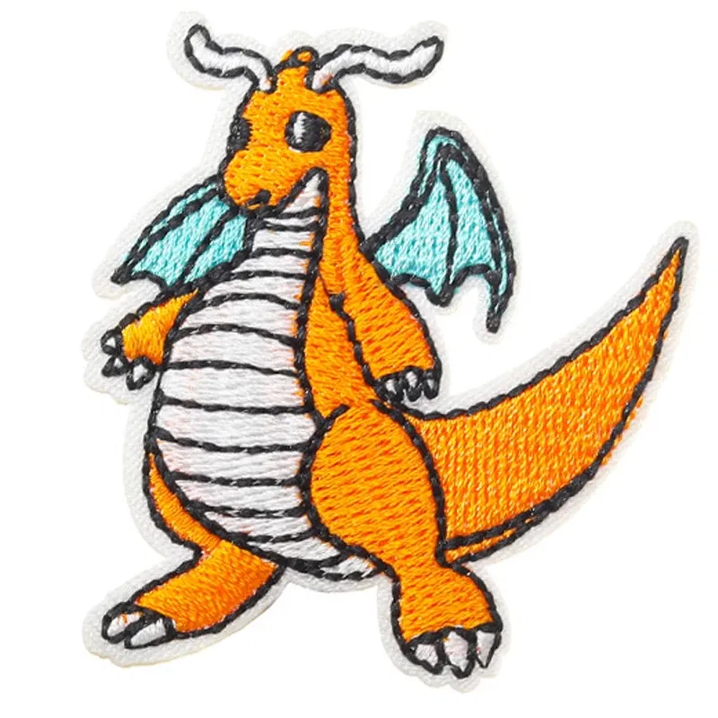 Color: black - Elf Patch Iron On Embroidered Patches For Clothing Thermoadhesive Patches Cute Animal Fusible Patches On Backpacks DIY Stickers