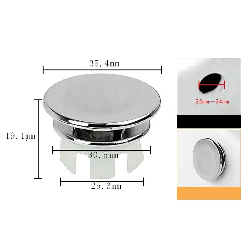 Color: Navy Blue, Outer Diameter: 79.3mm - 4/1pcs Sink Hole Round Overflow Cover Kitchen Basin Trim Hollow Overflow Ring Plug Bathroom Wash Basin Overflow Ring Accessories