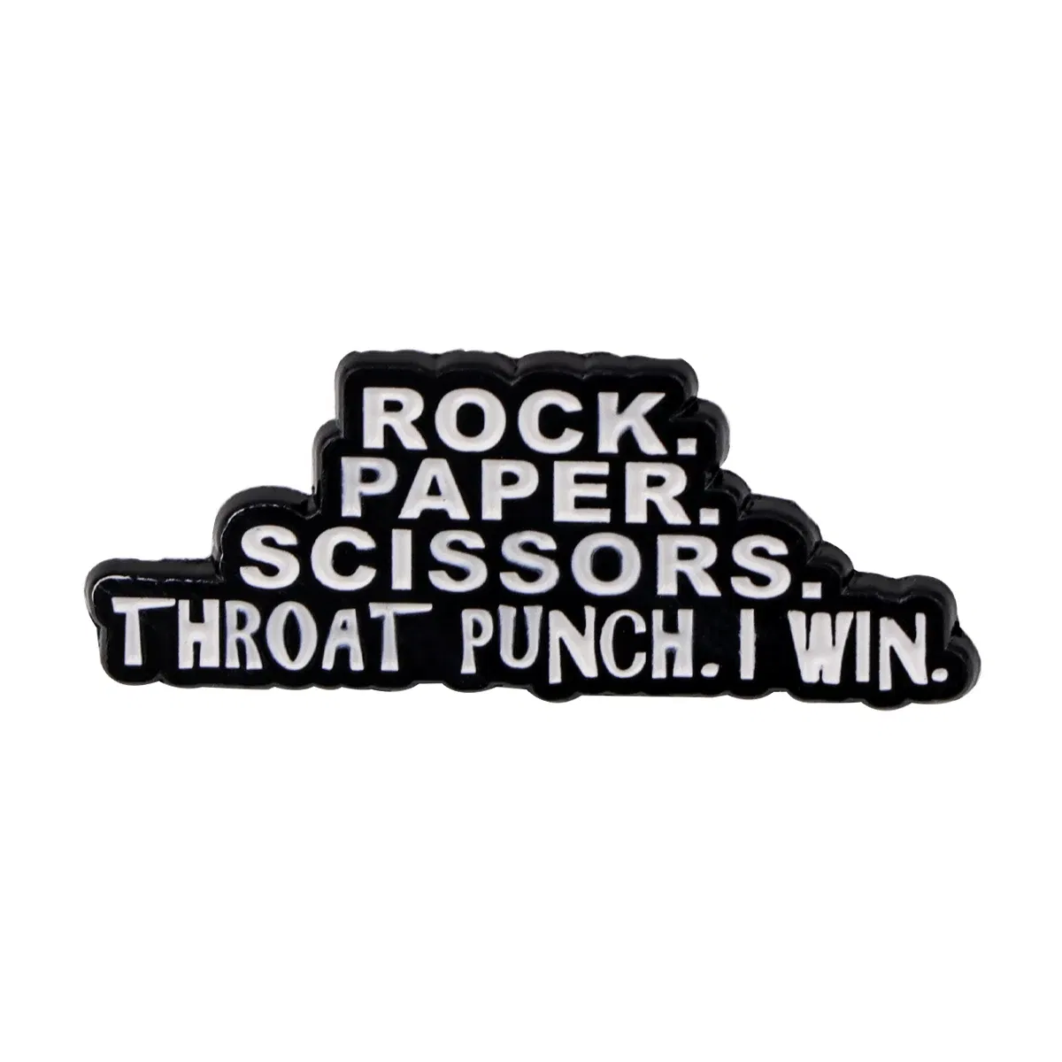 Metal color: Pure Gold Color - Funny Quotes Enamel Pins Skeleton Women's Brooches Men Lapel Pins Badge on Backpack Costume Accessories Phrase Jewelry Gifts