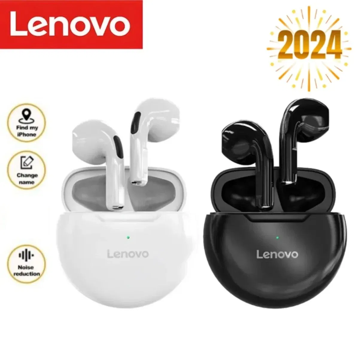 Color: WHITE, Ships From: CHINA - Lenovo Original Air Pro 6 TWS Wireless Bluetooth Headset Mini Pods Earbuds Earpods Earphone For Xiaomi Android IPhone Headphones