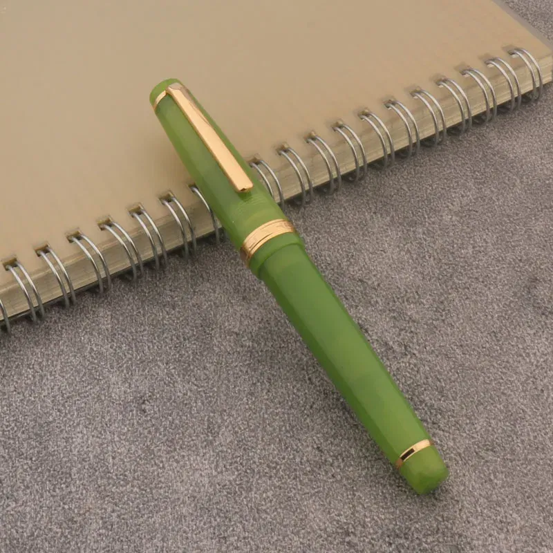 Color: Light Grey - JinHao 82 Fountain Pen Color match Dip in water Glass Nib Stationery Office School Supplies Ink Pens