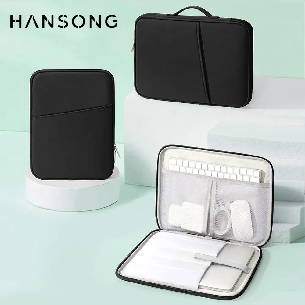 Color: LIGHT BLUE, Size: 12" - Tablet Handbag Case for 10-13 Inch iPad Case Fits iPad Air 10.9 inch iPad Pro 11 M2 iPad 10th Samsung Xiaomi Lenovo Multi Pocket