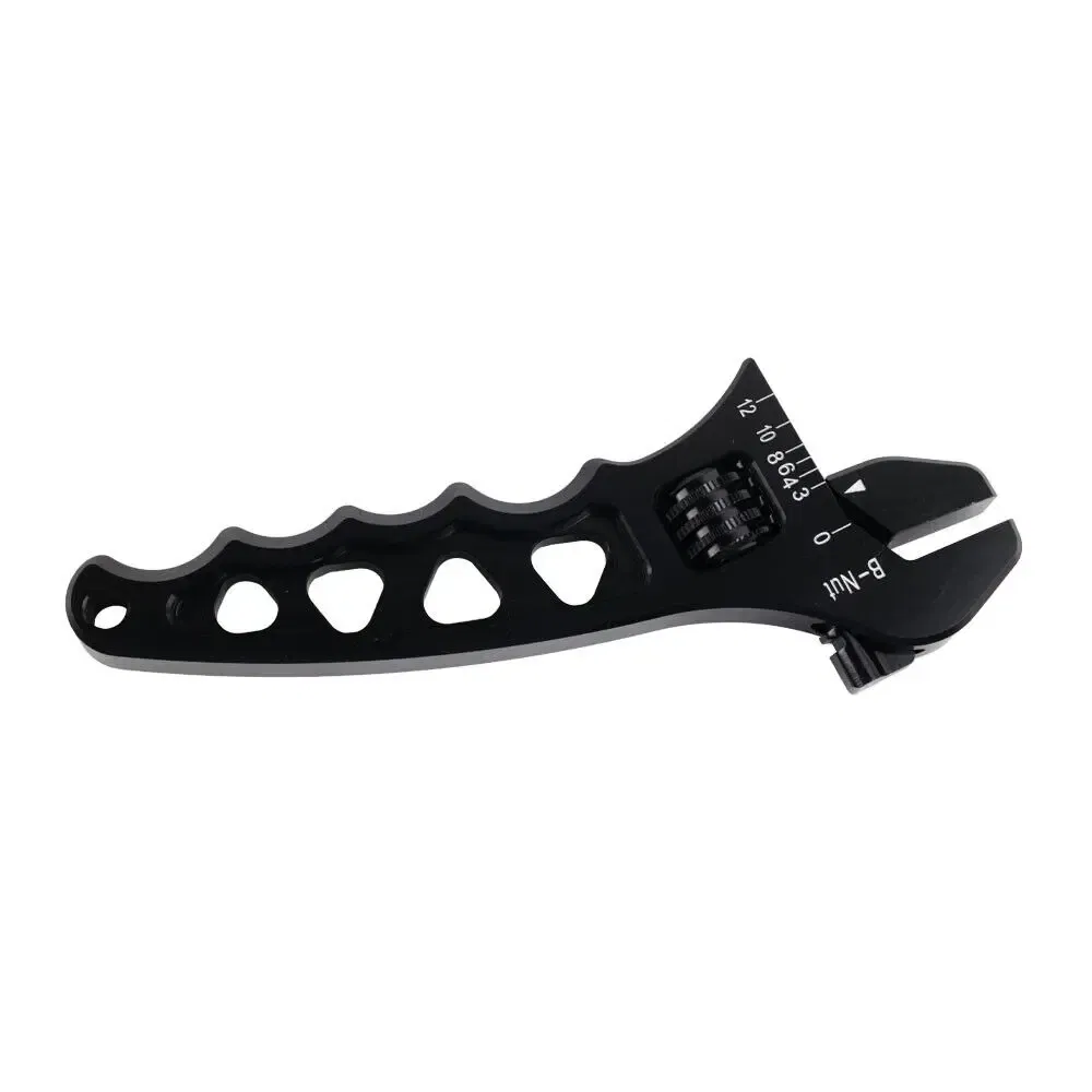 Color: black - Blue Red Black Adjustable AN 3 4 6 8 10 12 Aluminum WRENCH HOSE Fitting Tool Aluminum Spanner AN3-AN12 Hose Fitting