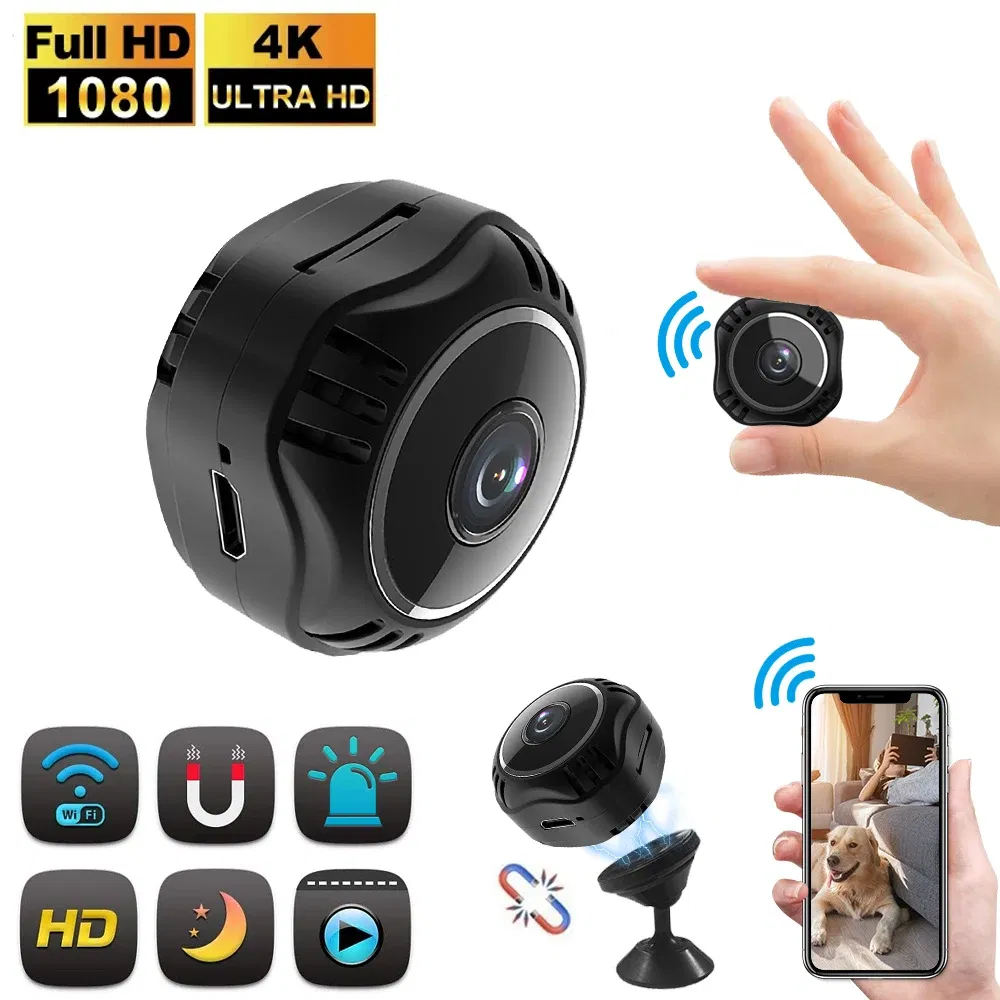 Sensor Size: 1/4" - X5S 1080P IP Camera Voice Recorder Remote Control Wireless Security Video Camcorders Night Vision Mini Security Wifi Camera