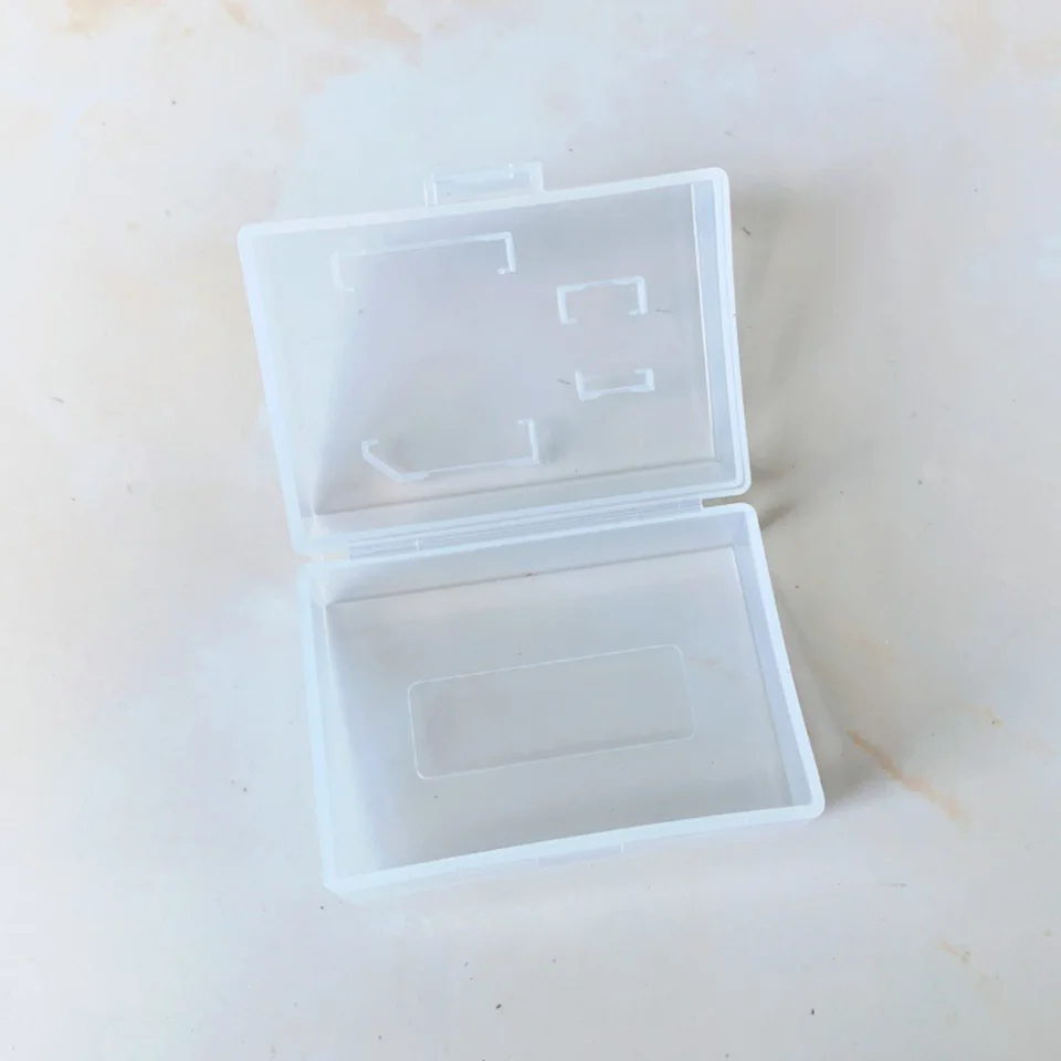 Color: WHITE - Camera Battery Box Storage Case Protector for LP-E8 LP-E5 NB-10L NB-7L EN-EL9 EN-EL14 PSP CRV3 EL3E EN-EL15 LP-E6 BP-511A LI90