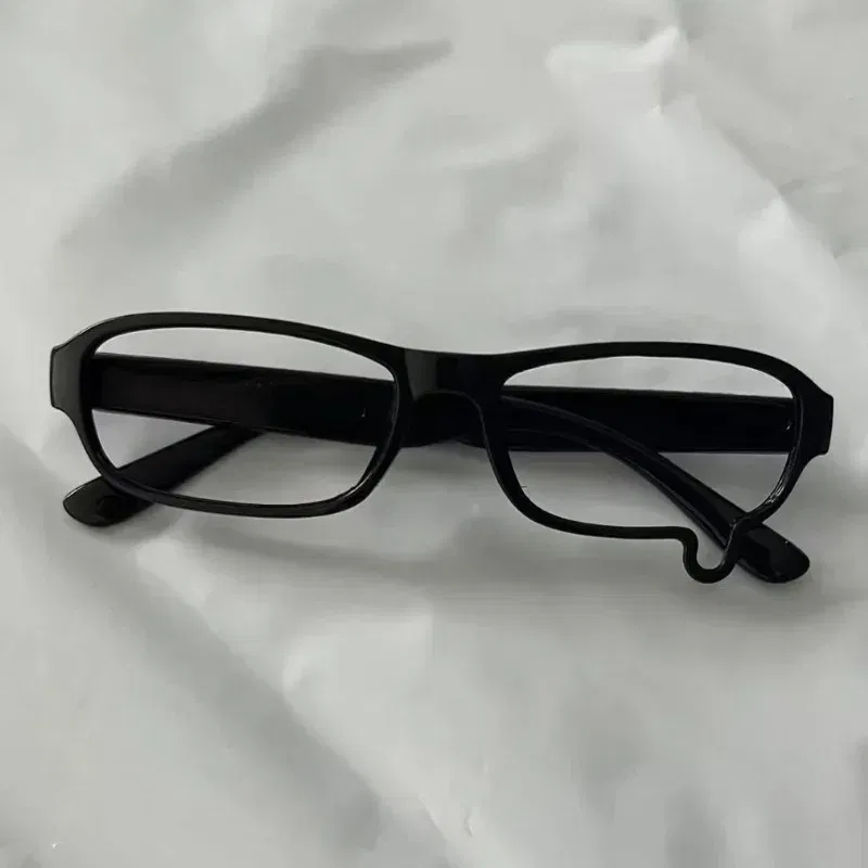 Frame Color: Gold - Japanese Anime Y2K Teardrop Cosplay Small Square Glasses Women's Retro Harajuku Glasses Clear Blue Light Blocking Eyewears