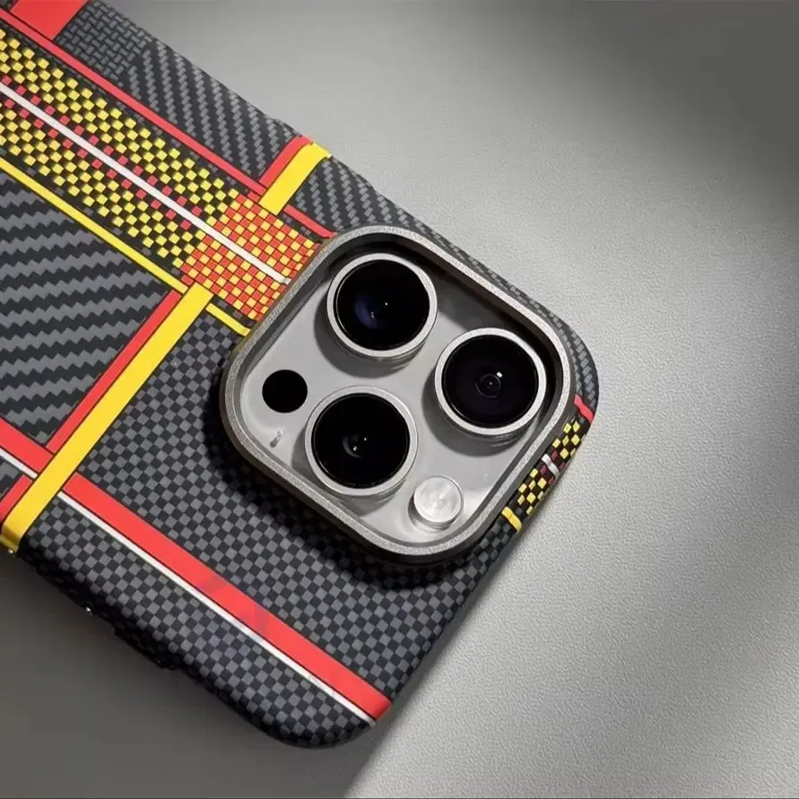 Color: black, Material: Vinyl - Luxury Alloy Lens Personalized Pixel 3D Relief Carbon Fibre Pattern Case For iPhone 13 14 15 16 Pro Max Slim Cover For Magsafe