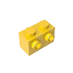 Color: SKY BLUE - MOC PARTS DIY GDS-634 BRICK 1X2 W. 2 KNOBS compatible with lego 11211 children's toys Assembles Building Blocks Technical