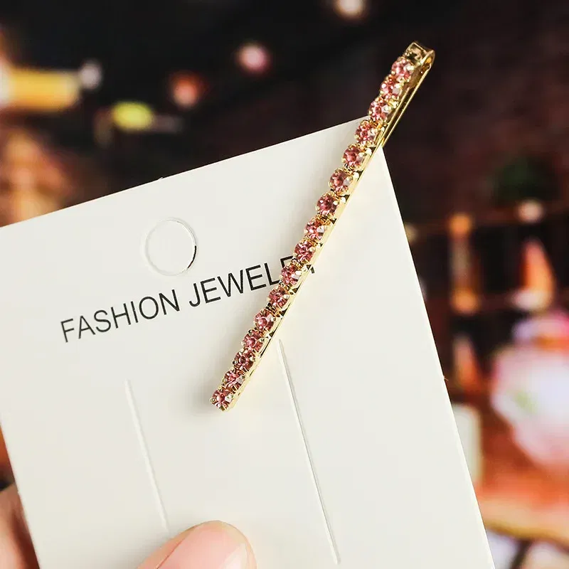 Color: Black Green, Ships From: CHINA - 2020 New Elegant Rhinestone Hairpins Women Girls Hair Clips Pin Accessories Hair Ornaments Hairclip Hairgrip Barrettes Headdress