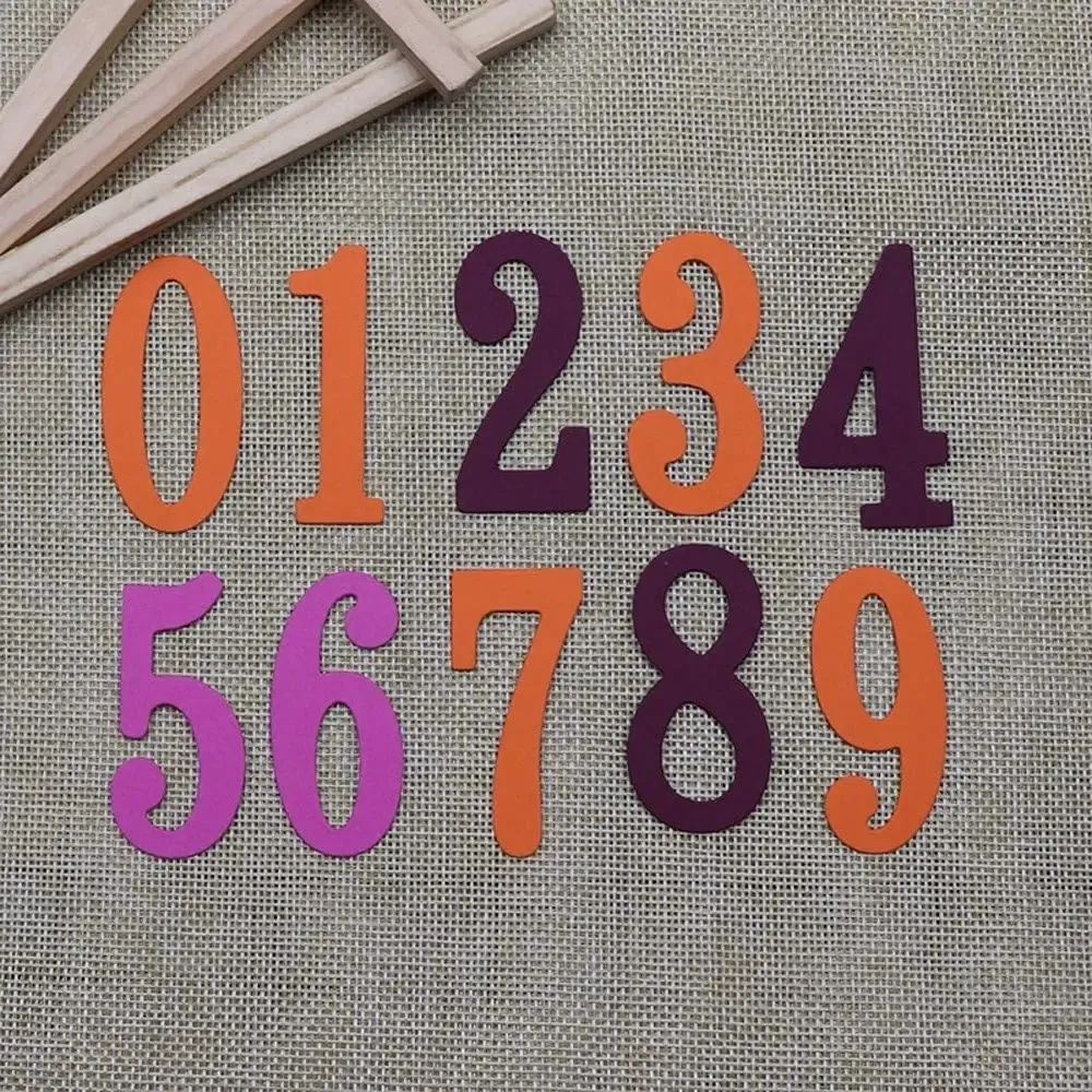 Big Digital Set Die Cut Numeral Metal Cutting Dies Stencil Scrapbooking Embossing 2024 New Christmas Craft Stamps And Dies
