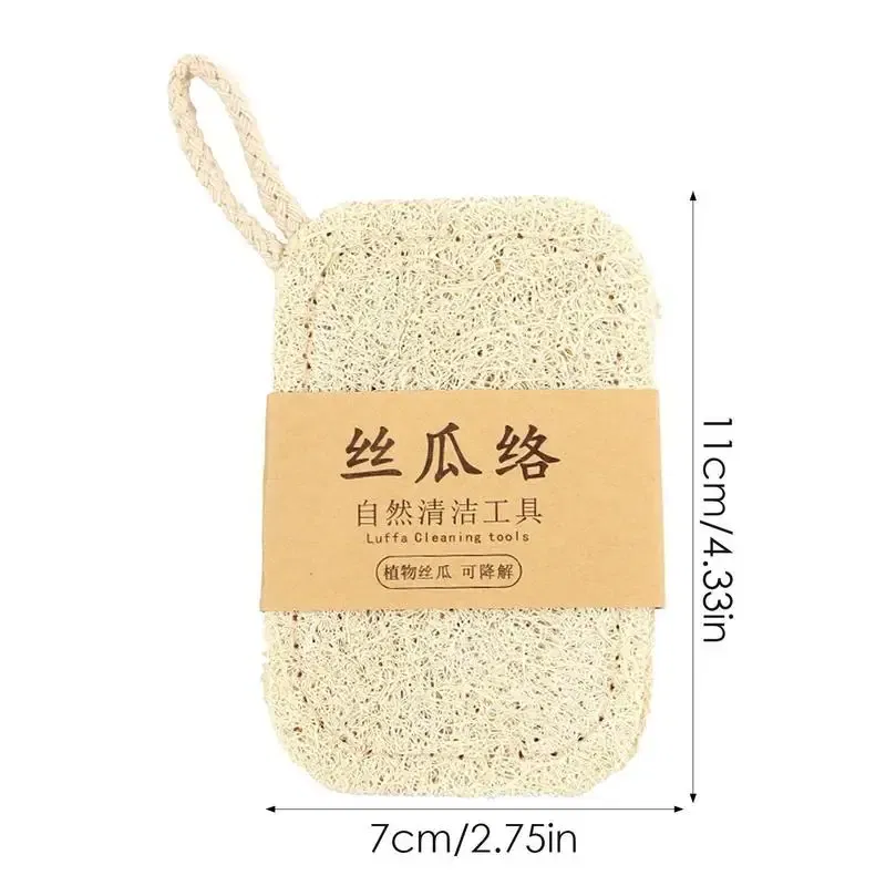 Color: Blue, Ships From: CHINA - Natural Luffa Dish Washing Cloth Sponge Loofah Scrub Pad Dish Pot Easy To Clean Scrubber Sponge Kitchen Clean Brushes Pad