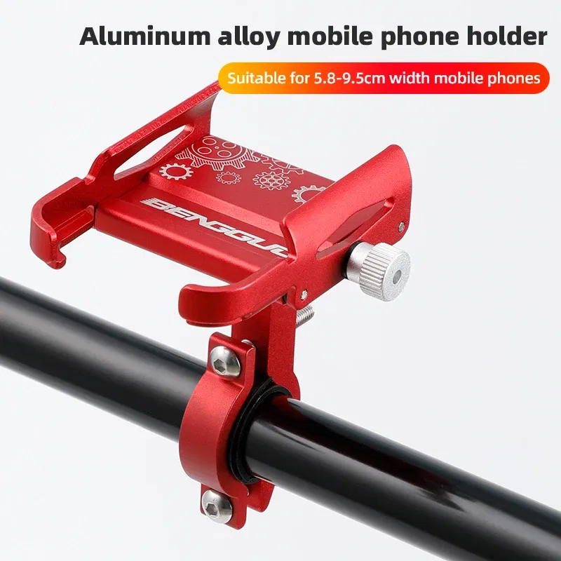 Color: black - iBudim Bike Phone Holder 360 Rotation Bicycle Phone Holder for 4.7-7.0 inch Devices Motorcycle Handlebar Mobile Phone Stand