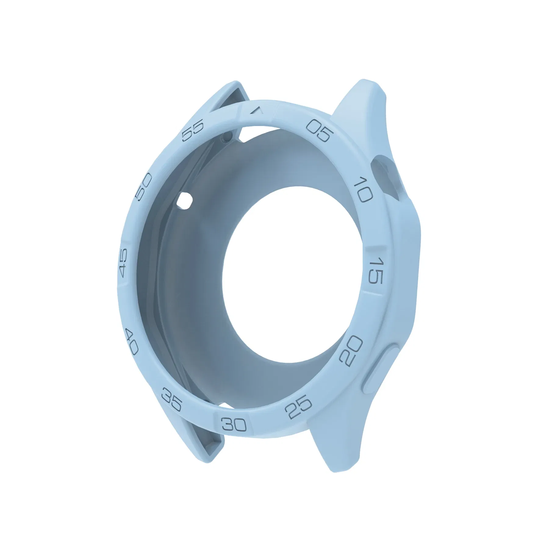 Color: green, Dial Diameter: 2 - 3.9 Inches - Soft Silicone Case For Huawei Watch GT6/GT5/GT4 46mm Hollow Watch Shell Flexible and Durable Watch Protection Accessories
