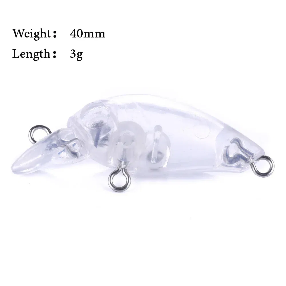 Color: Clear - 80mm 12g 6# Hook Popper Hard Bait Wobbler Fishing Lure Artificial Floating Trailer Ocean Fishing Bionic Carp Tackle Sea Fishing
