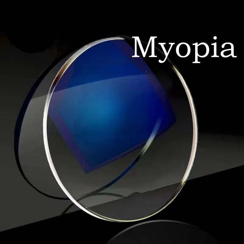 Lenses Color: green, Lens Index: 1.61 - MOMOJA 1.56/1.61/1.67/1.74 Anti-blue Light Anti-glare Anti-scratch Computer Driving Myopia Hyperopia Astigmatism Optical Lenses