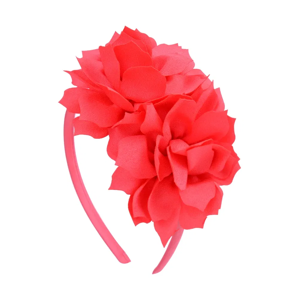 Color: Dark Bown - 1 Piece Ribbon Handmade Hair Bows Hairbands for Baby Girls 20 Colors Cute Bowknot Solid Headband Headwear Baby Hair Accessories