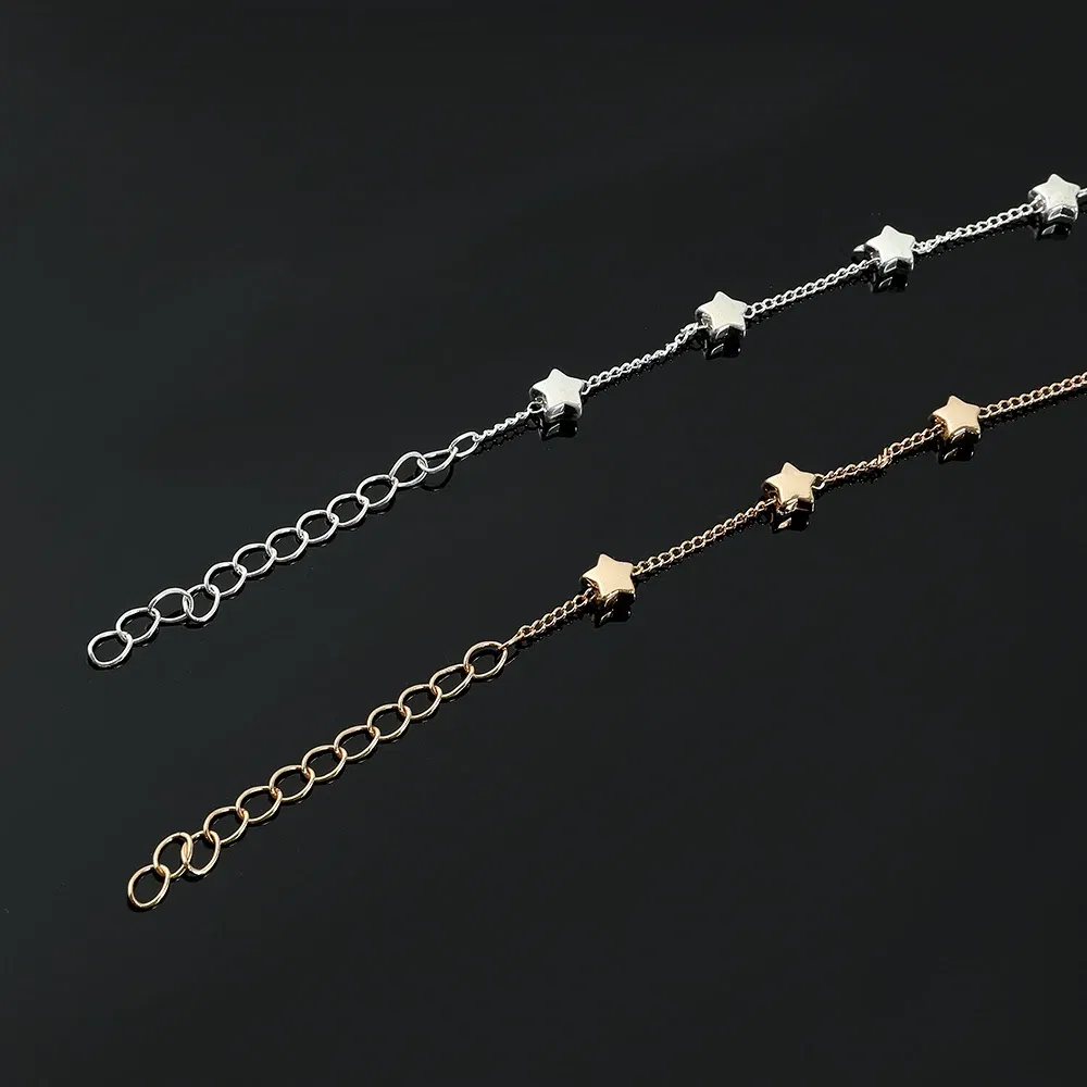 Metal Color: Gold-color, Ships From: CHINA - Beautiful stars Bracelets for Women Korean Fashion Designer Party Wedding Jewelry Holiday Gifts